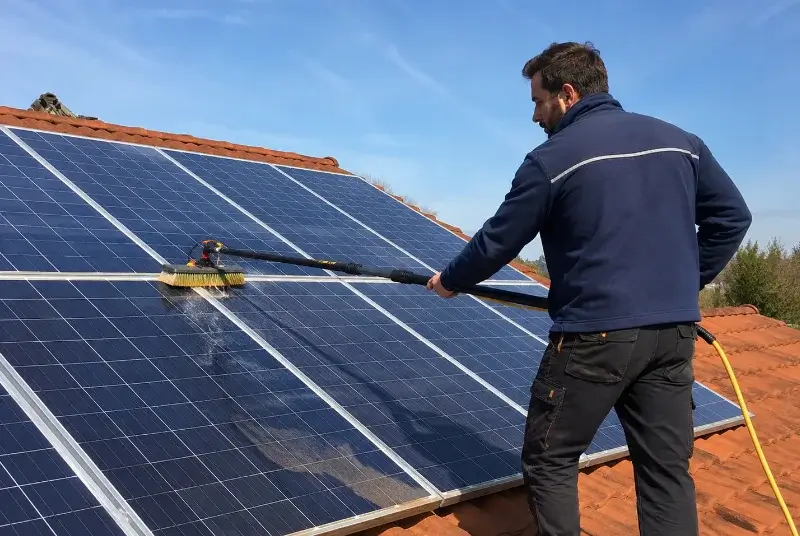 Nettoyage et entretien de panneaux solaires à Lauzach