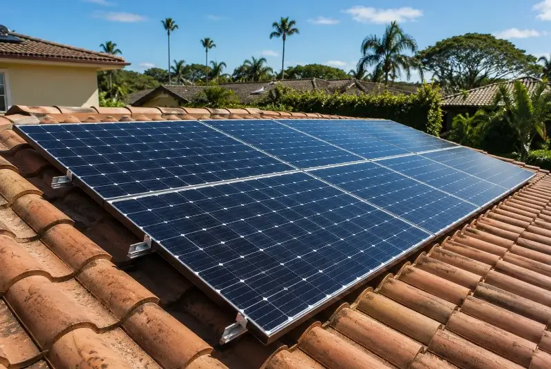 Installation de panneaux solaires à Lauzach